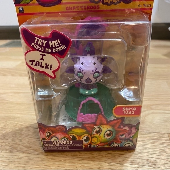 Zoobles #383 Sumo Action Figures NEW Spring to Life Chatteroos Talking Kids Toy - Picture 4 of 4